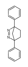 1,4-diphenyl-2,3-diazabicyclo[2.2.1]hept-2-ene结构式