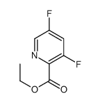 Ethyl 3,5-difluoropicolinate Structure