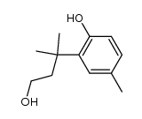 3-(2-hydroxy-5-methyl-phenyl)-3-methyl-butan-1-ol Structure
