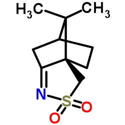 (+)-10-樟脑磺内酰亚胺结构式