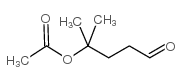 4-乙酰氧基-4-甲基-1-戊醛结构式