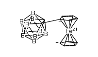 (η(5)-C5H5)Fe(η(5)-C5H4-1,2-closo-C2B10H11) Structure