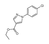 1-(4 -氯苯基)-1H -吡唑-4-羧酸乙酯结构式