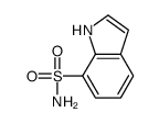 1H-吲哚-7-磺酰胺结构式