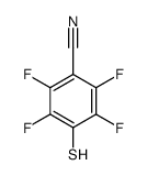 2,3,5,6-tetrafluoro-4-sulfanylbenzonitrile结构式