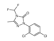 2-(2,4-二氯苯基)-4-(二氟甲基)-2,4-二氢-5-甲基-3H-1,2,4-三唑-3-酮结构式