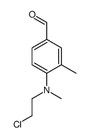 4-[2-chloroethyl(methyl)amino]-3-methylbenzaldehyde Structure