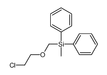 2-chloroethoxymethyl-methyl-diphenylsilane结构式