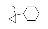 1-cyclohexylcyclopropanol结构式