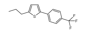 2-(4-(trifluoromethyl)phenyl)-5-propylthiophene Structure