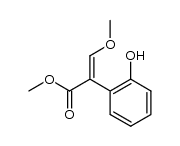 methyl (E)-2-(2-hydroxyphenyl)-3-methoxyacrylate Structure