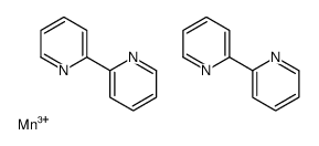 manganese(3+),2-pyridin-2-ylpyridine结构式