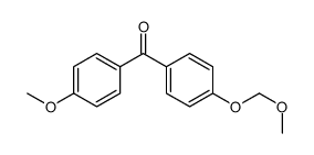 [4-(methoxymethoxy)phenyl]-(4-methoxyphenyl)methanone Structure