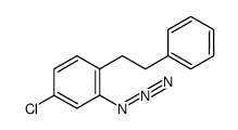 2-azido-4-chloro-1-phenethylbenzene Structure
