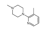 1-Methyl-4-(3-methylpyridin-2-yl)piperazine Structure