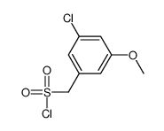 (3-chloro-5-methoxyphenyl)methanesulfonyl chloride Structure