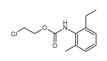 2-chloroethyl (2-ethyl-6-methylphenyl)carbamate Structure
