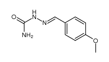(E)-2-(4-methoxybenzylidene)hydrazine carboxamide Structure