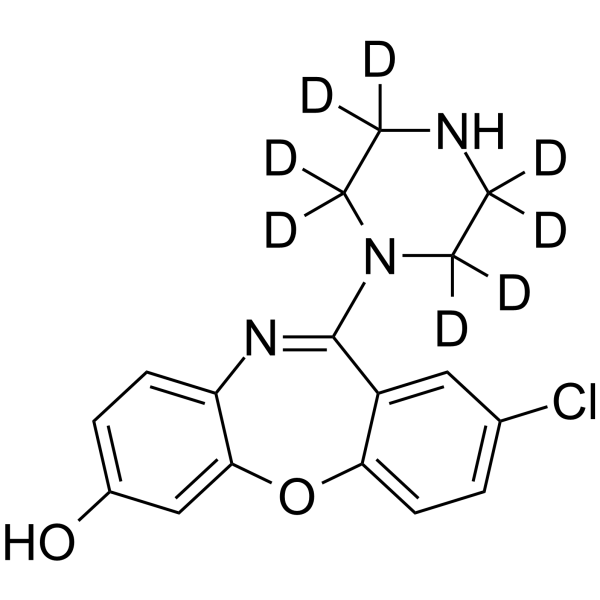 7-Hydroxy amoxapine-d8 Structure