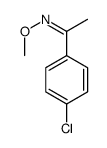 1-(4-CHLOROPHENYL)ETHANONE O-METHYL OXIME结构式