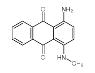 1-氨基-4-(甲基氨基)蒽醌结构式