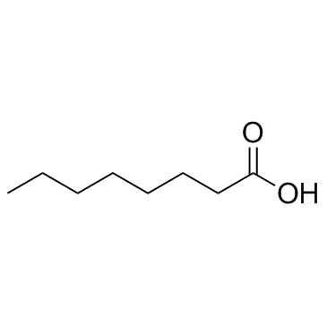 Octanoic acid structure