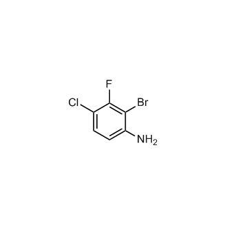 2-Bromo-4-chloro-3-fluoroaniline Structure