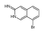 8-溴异喹啉-3-胺结构式
