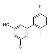 3-chloro-5-(5-fluoro-2-methylphenyl)phenol结构式