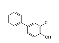 2-chloro-4-(2,5-dimethylphenyl)phenol Structure