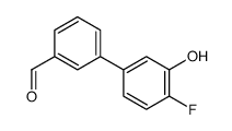3-(4-fluoro-3-hydroxyphenyl)benzaldehyde Structure