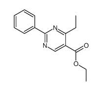 ethyl 4-ethyl-2-phenylpyrimidine-5-carboxylate Structure