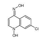 7-氯-4-(羟基氨基)-喹啉 1-氧化物结构式