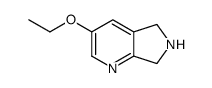 3-Ethoxy-6,7-dihydro-5H-pyrrolo[3,4-b]pyridine结构式