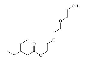 2-[2-(2-hydroxyethoxy)ethoxy]ethyl 3-ethylpentanoate结构式