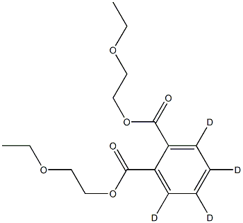 邻苯二甲酸双(2-甲氧基)乙酯-D4结构式