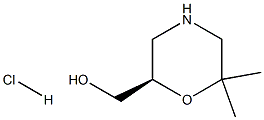 (R)-6,6-二甲基吗啉-2-甲醇盐酸盐结构式