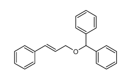 trans-Cinnamyl-diphenylmethyl-aether Structure