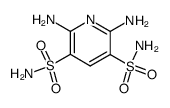 2,6-DIAMINOPYRIDINE-3,5-DISULFONAMIDE Structure