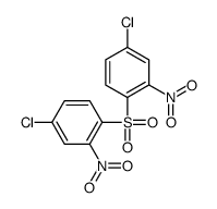 4-chloro-1-(4-chloro-2-nitrophenyl)sulfonyl-2-nitrobenzene结构式