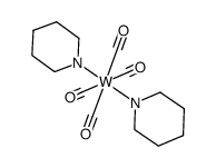 W(CO)4(piperidine)2结构式