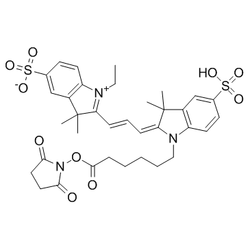 CY3-NHS酯结构式