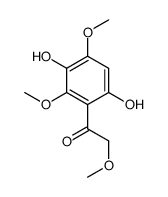 1-(3,6-dihydroxy-2,4-dimethoxyphenyl)-2-methoxyethanone结构式