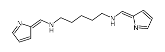 N,N'-bis(pyrrol-2-ylidenemethyl)pentane-1,5-diamine结构式