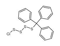 Chloro(triphenylmethyl)tetrasulfane Structure