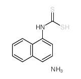 (naphthalen-1-ylamino)methanedithioic acid结构式