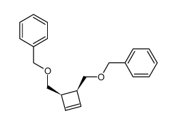 cis-3,4-bis(benzyloxymethyl)cyclobut-1-ene Structure