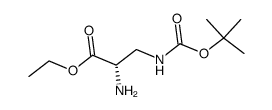 ethyl (S)-2-amino-3-(Boc-amino)propanoate Structure