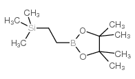 2-三甲基硅基-1-乙基硼酸频哪醇酯结构式