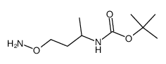 Carbamic acid, [3-(aminooxy)-1-methylpropyl]-, 1,1-dimethylethyl ester (9CI) Structure